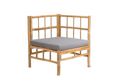 Beate bamboo lounge sofa - corner