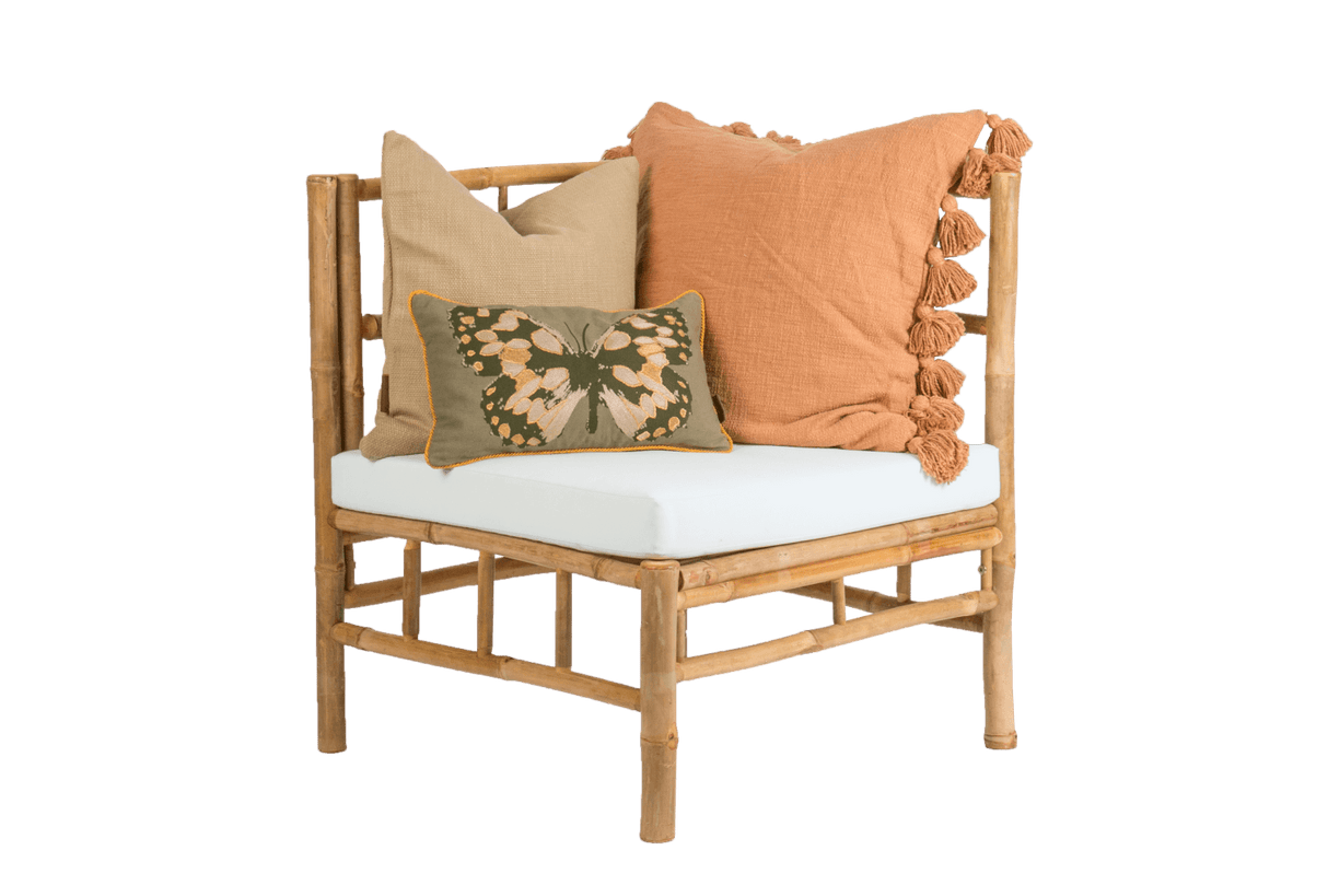 Beate bamboo lounge sofa - corner