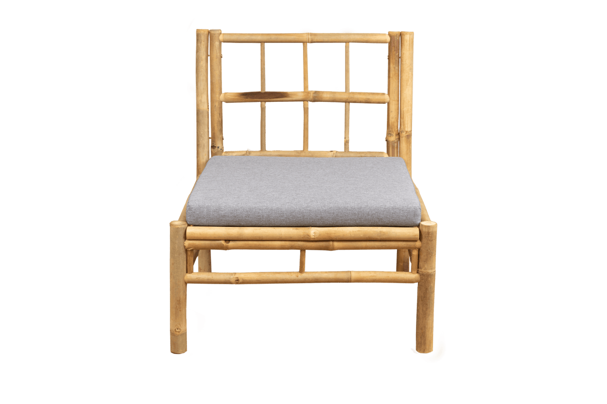 Beate bamboo lounge sofa - middle