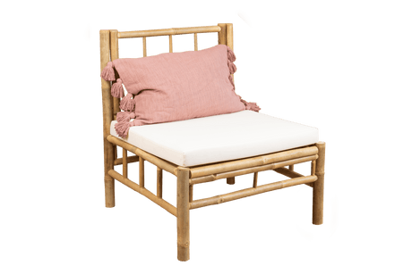 Beate bamboo lounge sofa - middle