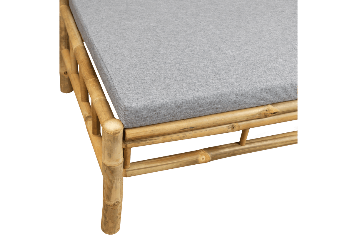 Beate bamboo lounge sofa - middle