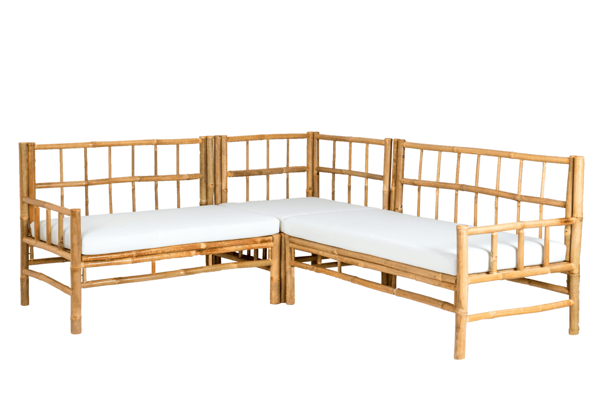 Beate bamboo lounge sofa - right