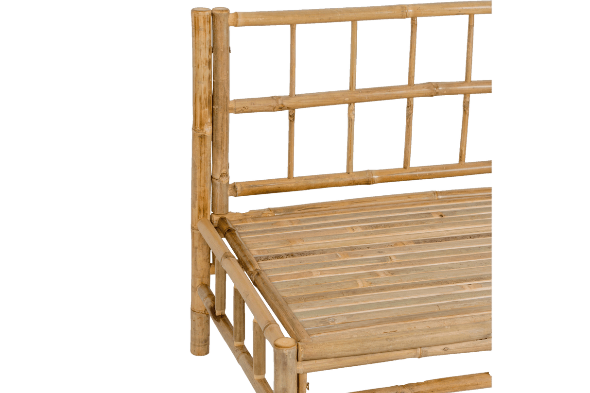 Beate bamboo lounge sofa - corner