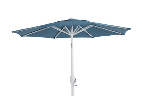 Cambre solid color parasol with a white pole Ø200 cm