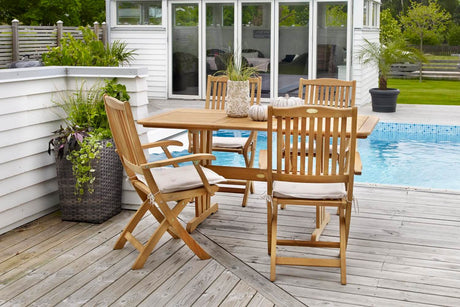 Filippa teak chair with armrest