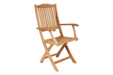 Filippa teak chair with armrest
