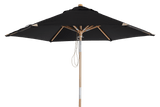 Trieste solid color parasol with tilt Ø250 cm