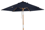 Trieste solid color parasol with tilt Ø250 cm