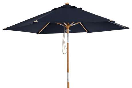 Trieste solid color parasol with tilt Ø250 cm
