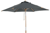 Trieste solid color parasol with tilt Ø250 cm