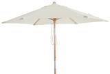 Trieste solid color parasol with tilt Ø250 cm