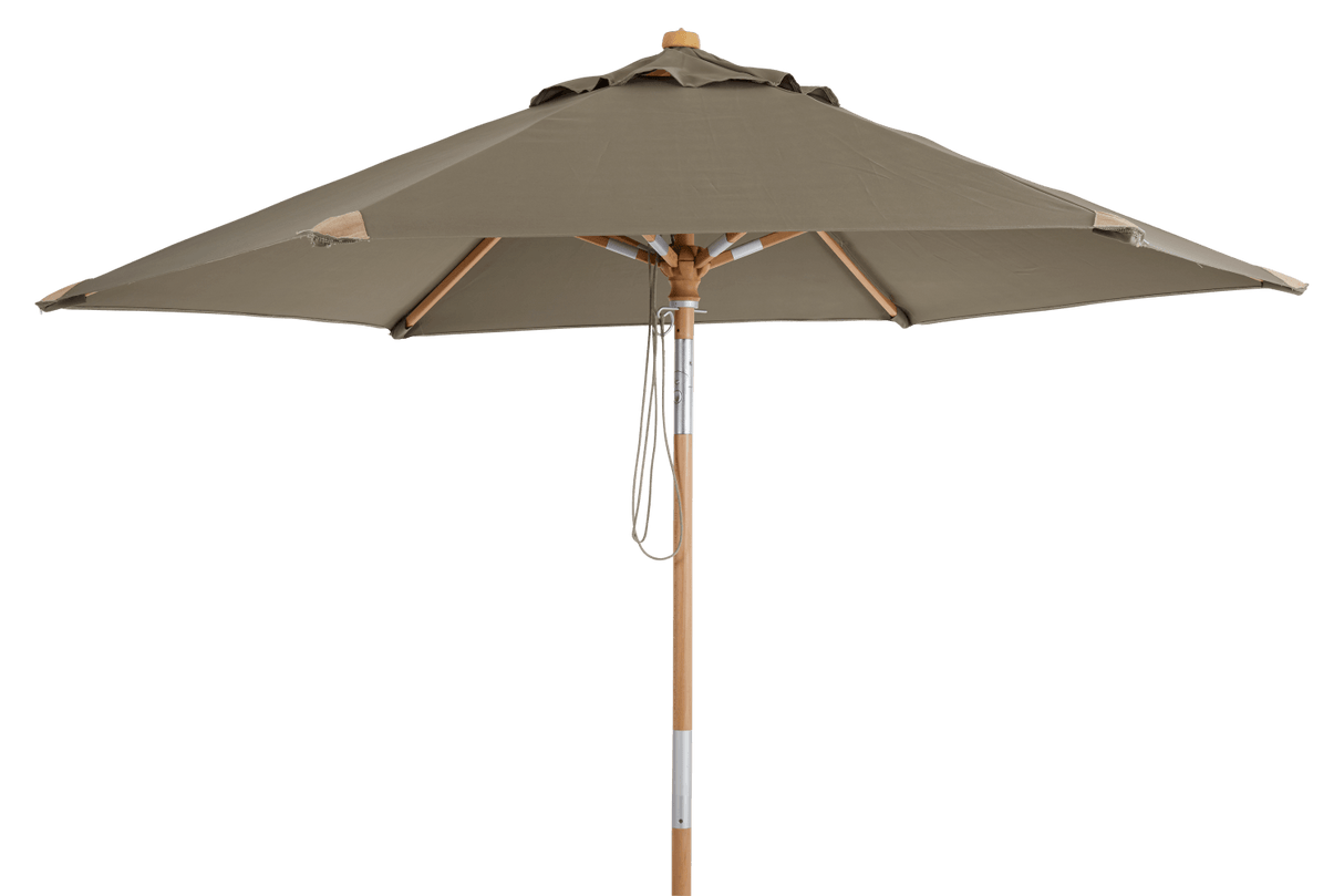 Trieste solid color parasol with tilt Ø250 cm