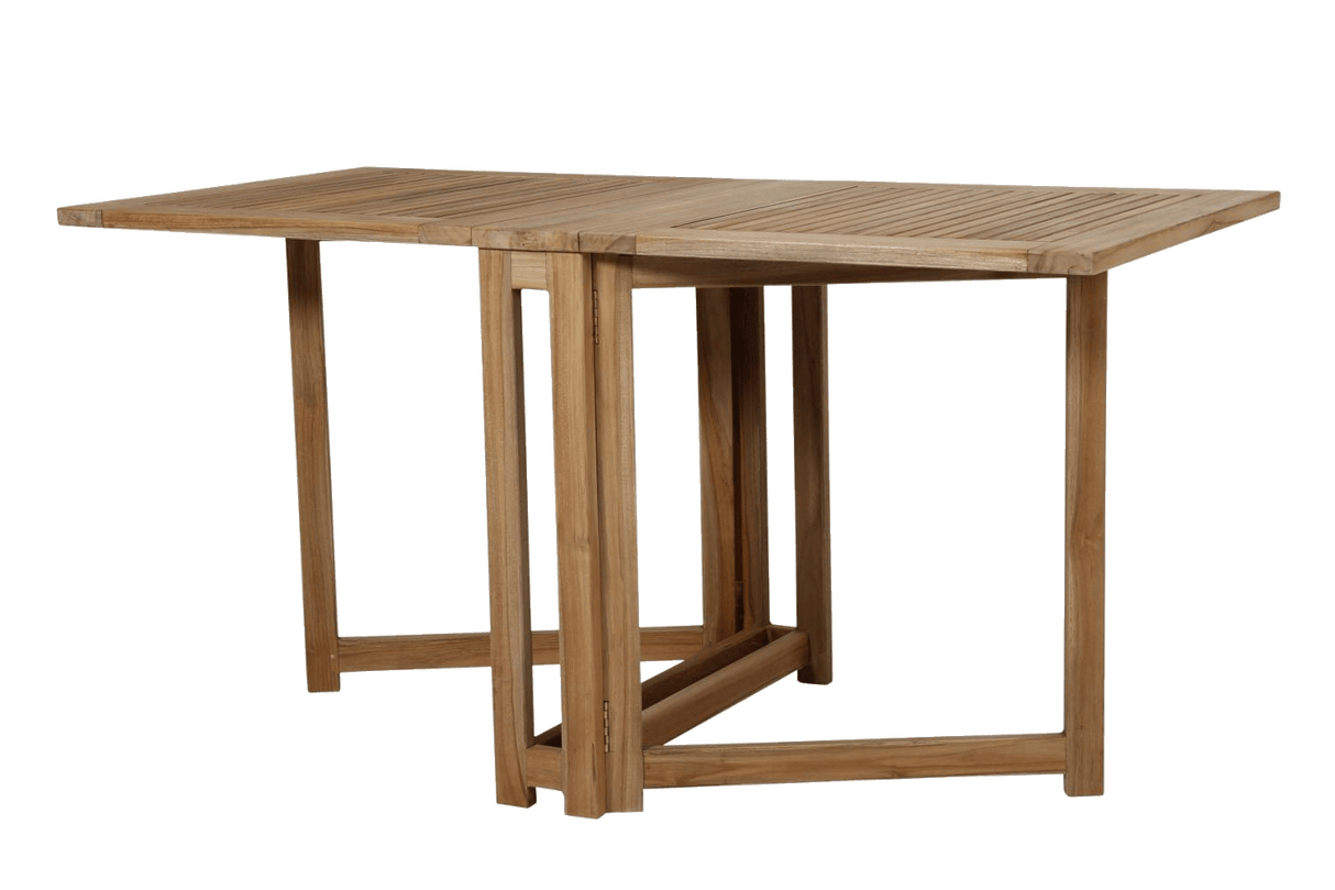 Turin teak butterfly gateleg table 146 x 70 cm