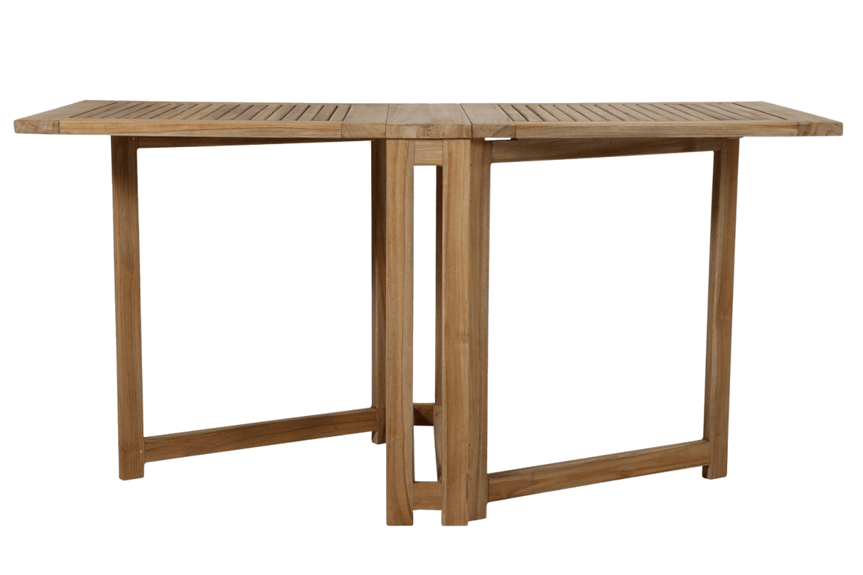 Turin teak butterfly gateleg table 146 x 70 cm