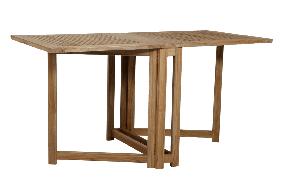 Turin teak butterfly gateleg table 146 x 70 cm