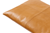 Leather cushion 104 x 35 cm