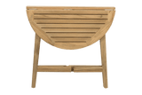 Clara teak gateleg table Ø80 cm