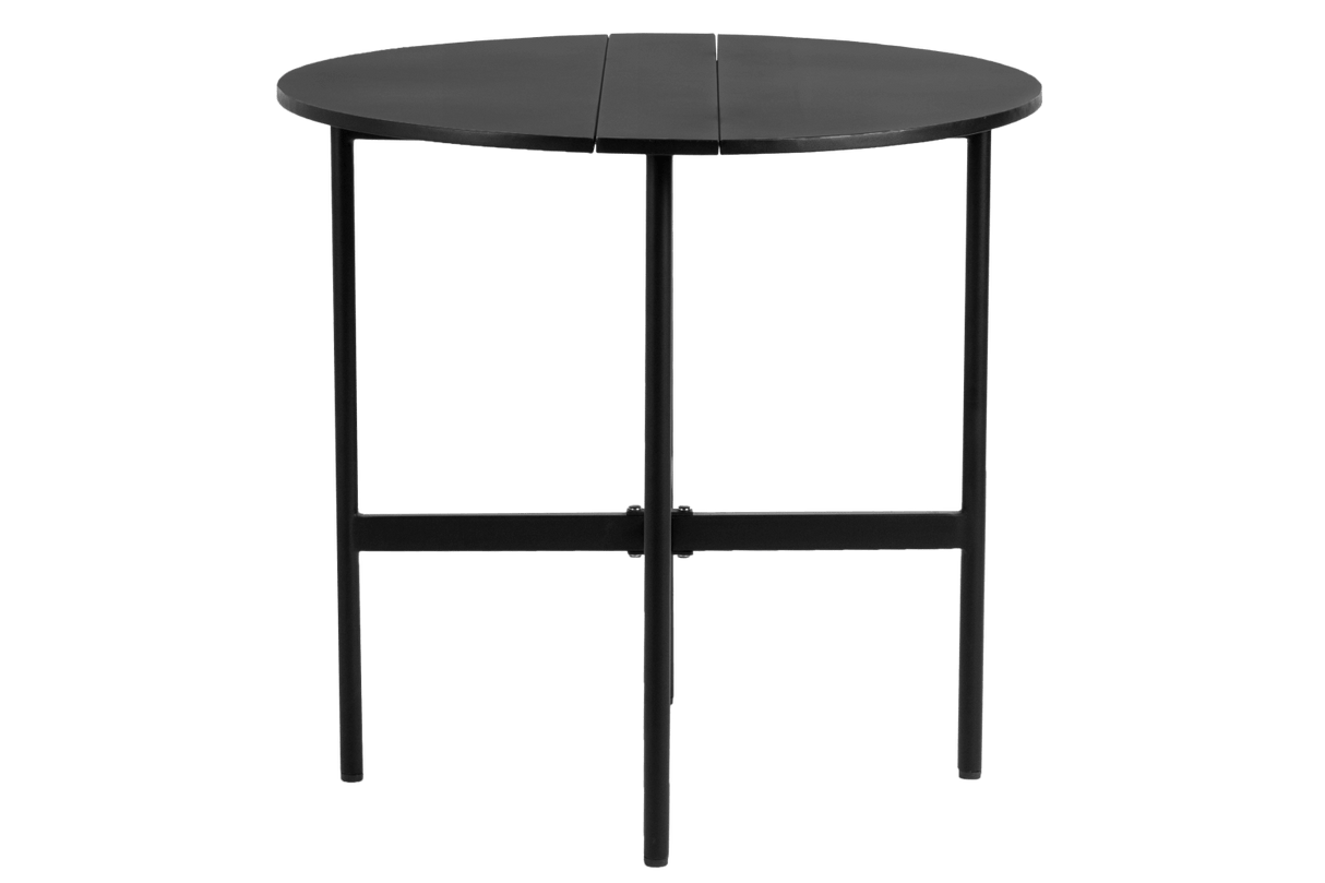 Clara metal gateleg table Ø80 cm