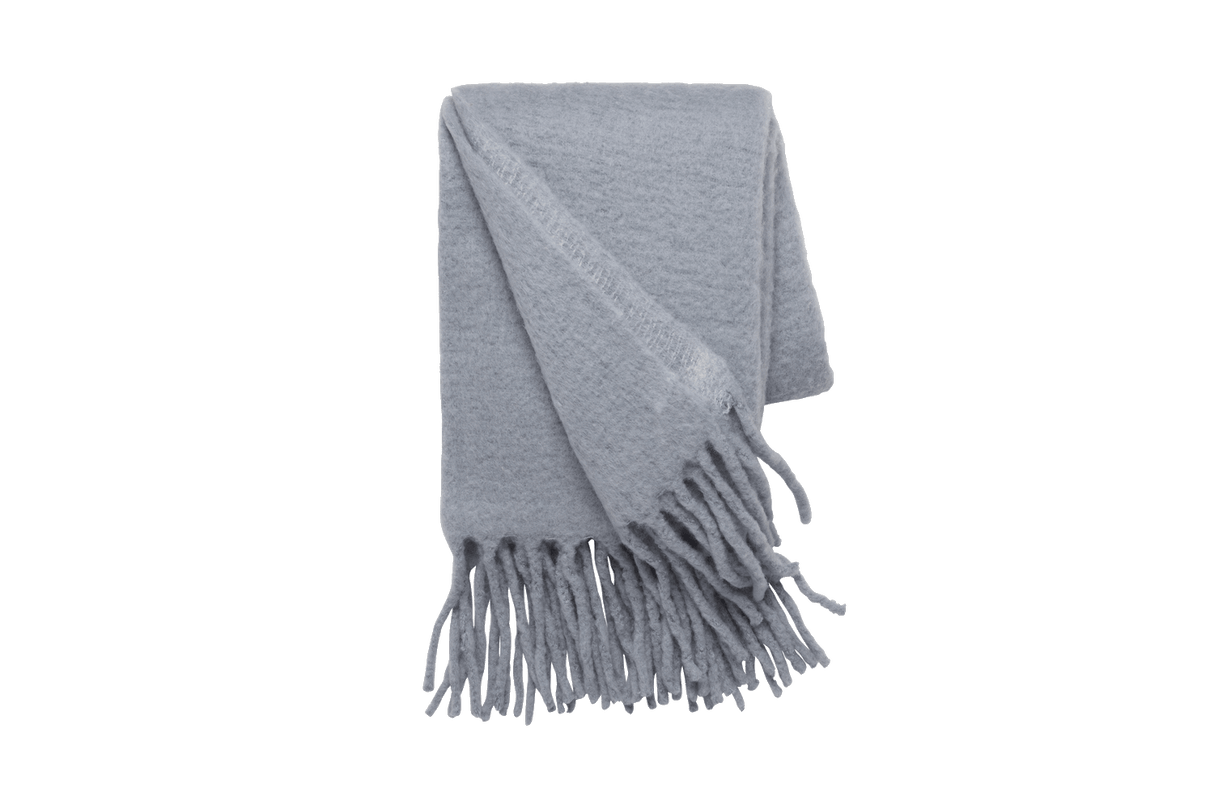 Mathea wool blanket melange