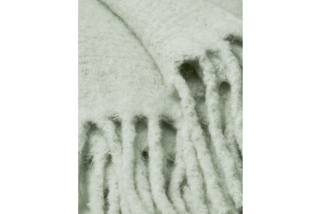 Mathea wool blanket melange