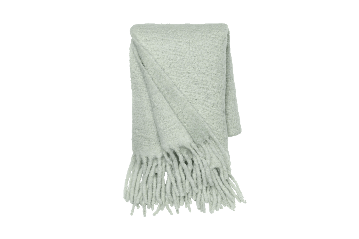 Mathea wool blanket melange