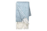 Mathea wool blanket with herringbone pattern