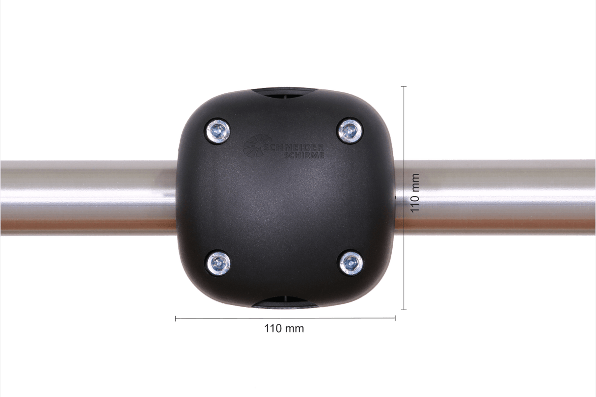 Foxi parasol bracket for round railings