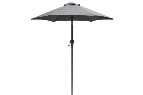 Frida solid color parasol with hoist and tilt Ø160 / Ø200 cm