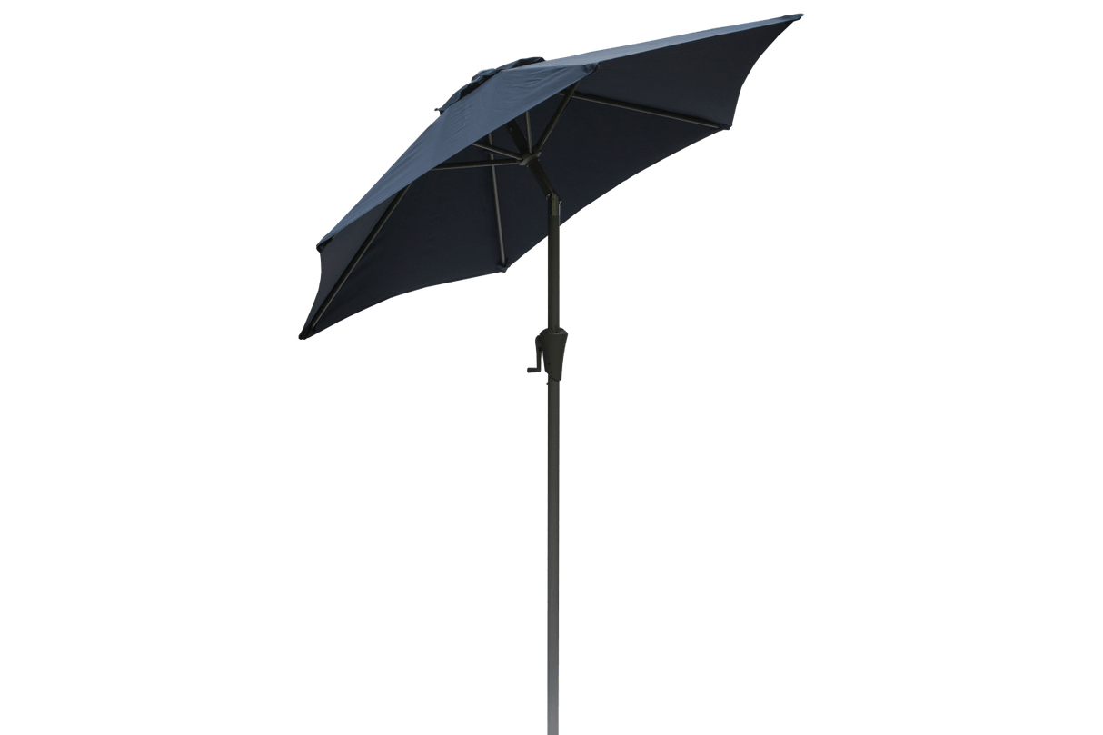 Frida solid color parasol with hoist and tilt Ø160 / Ø200 cm