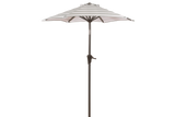 Frida stripe parasol with hoist and tilt Ø160 / Ø200 cm