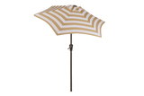 Frida stripe parasol with hoist and tilt Ø160 / Ø200 cm