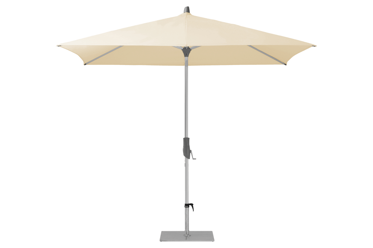 Alu twist easy parasol with hoist 210 x 150 cm