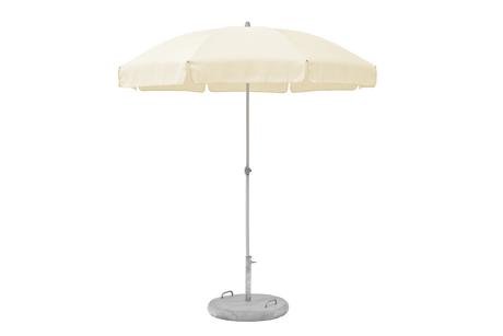 Siesta solid color parasol with tilt Ø180 cm