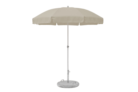 Siesta solid color parasol with tilt Ø180 cm