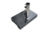 Hugo parasol base in dark grey granite for several weight classes