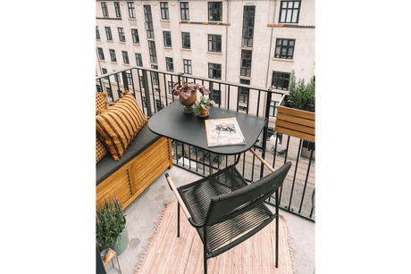 Ida metal hanging table 80 x 50 cm