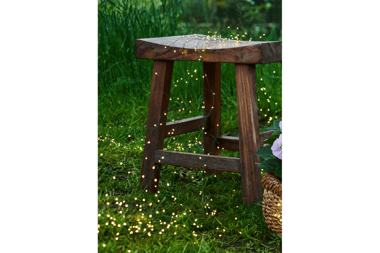 Knirke light chain solar cell panel 80 light bulbs