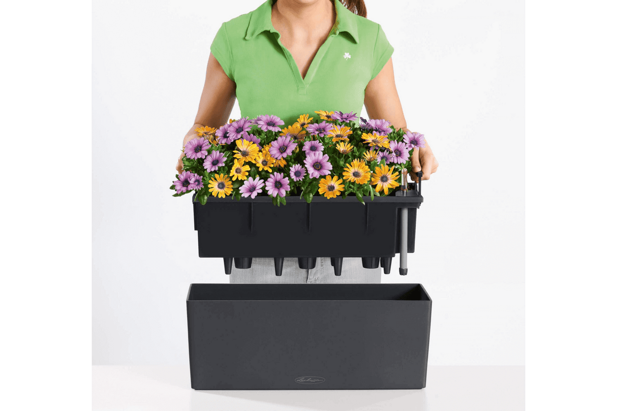 Balconera balcony flower box with self watering system 50 cm