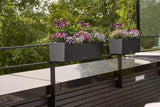 Stone balcony flower box with self watering system 50 cm