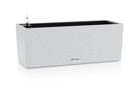 Stone balcony flower box with self watering system 50 cm