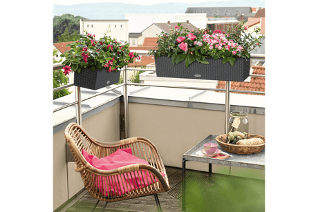 Cottage balcony flower box with self watering system 50 cm