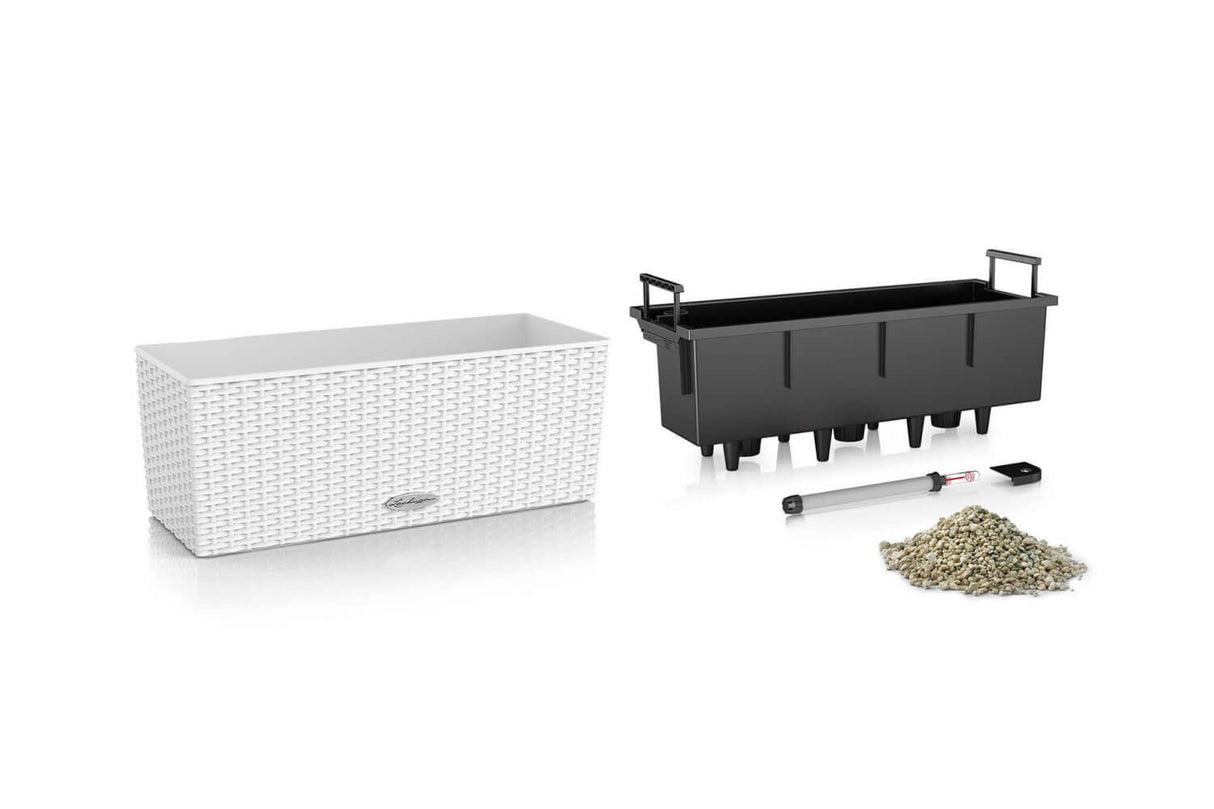 Cottage balcony flower box with self watering system 50 cm