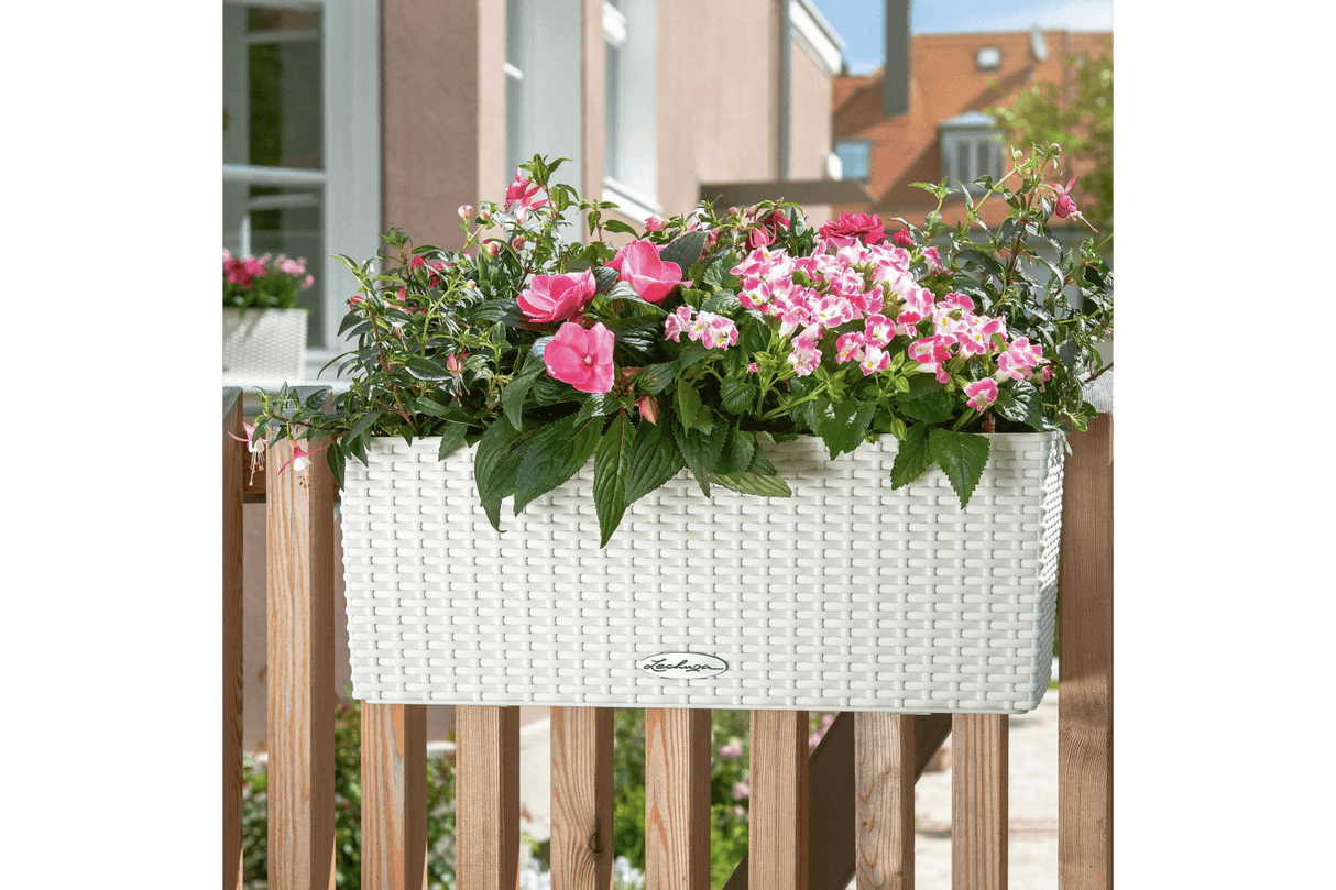 Cottage balcony flower box with self watering system 50 cm