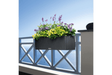 Cottage balcony flower box with self watering system 80 cm