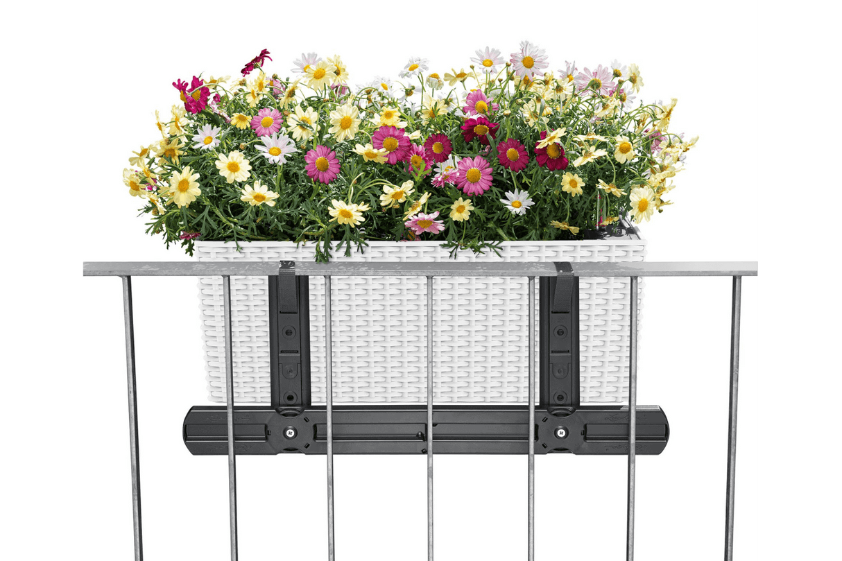 Cottage balcony flower box with self watering system 80 cm