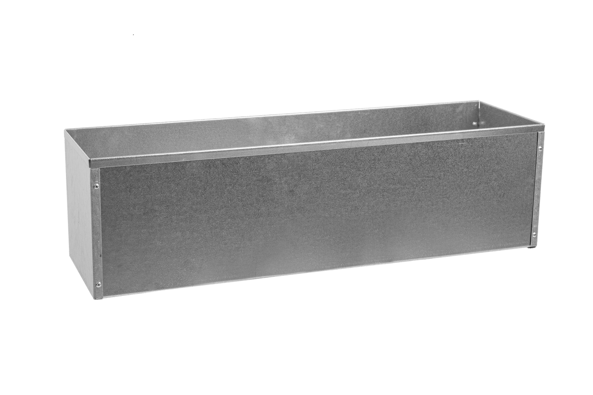 Liva galvanized iron balcony flower box without bracket 60 / 80 / 100 cm