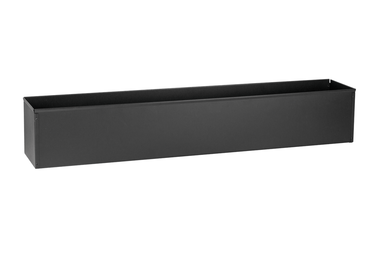 Liva black balcony flower box 60 / 80 / 100 cm