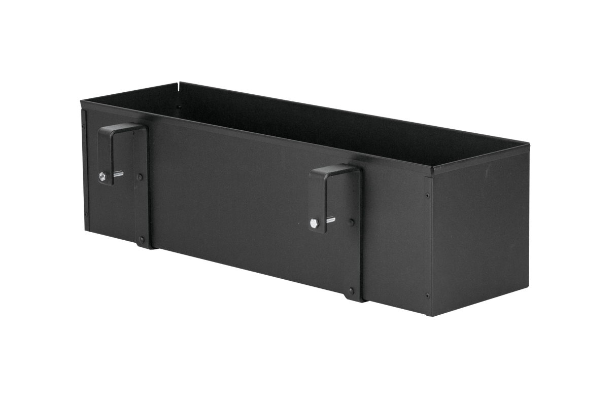 Liva black balcony flower box 60 / 80 / 100 cm