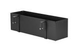 Liva black balcony flower box 60 / 80 / 100 cm