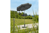Locarno solid color parasol with tilt Ø150 cm